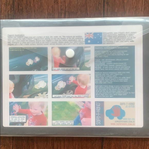 SAFE-T-HAND magnet. Child safety around cars - Picture 2 of 2